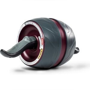 Perfect Fitness Ab Carver Pro Roller Wheel with Spring Resistance – Gray